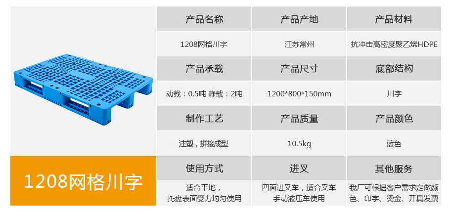 軒盛塑業(yè)1208網(wǎng)格川字塑料托盤 軒盛塑業(yè)1208網(wǎng)格川字塑料托盤