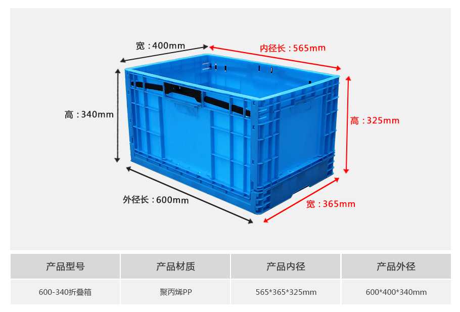 軒盛塑業(yè)600-340塑料折疊周轉(zhuǎn)箱 軒盛塑業(yè)600-340塑料折疊周轉(zhuǎn)箱