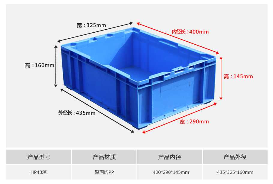軒盛塑業(yè)HP4B塑料物流箱 軒盛塑業(yè)HP4B塑料物流箱
