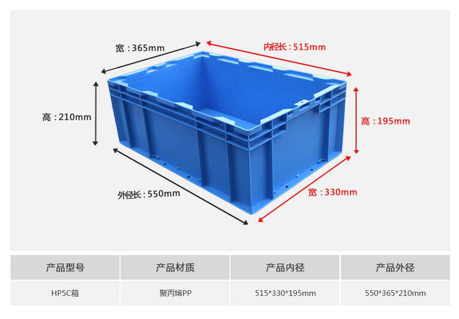 軒盛塑業(yè)HP5C塑料物流箱 軒盛塑業(yè)HP5C塑料物流箱