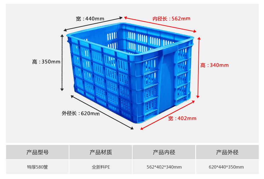 軒盛塑業(yè)580塑料周轉(zhuǎn)筐厚筐 軒盛塑業(yè)580塑料周轉(zhuǎn)筐厚筐
