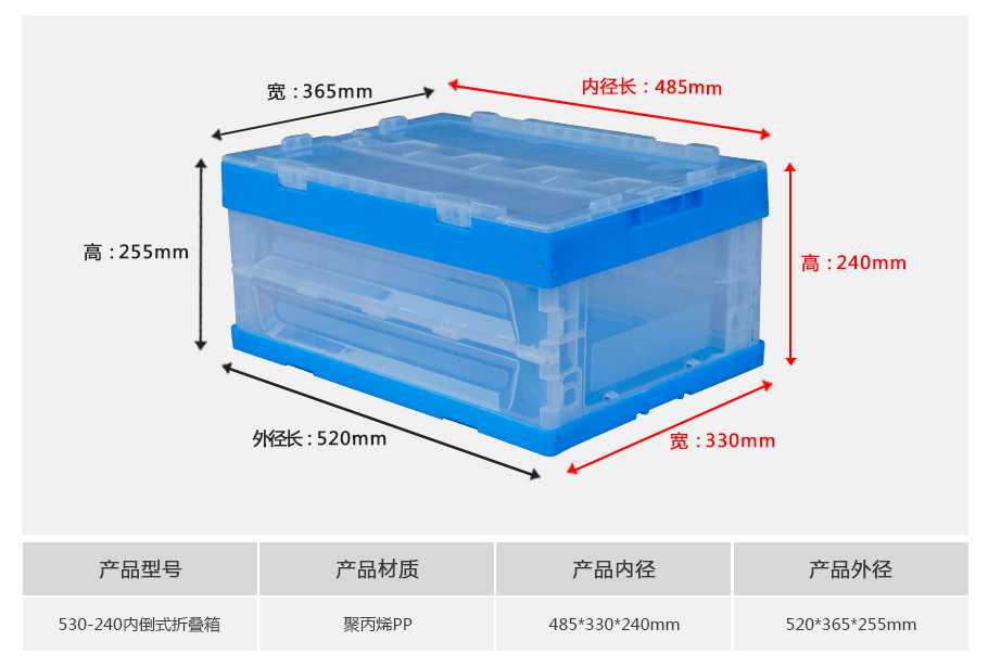 軒盛塑業(yè)530-240塑料內(nèi)倒式折疊周轉(zhuǎn)箱 軒盛塑業(yè)530-240塑料內(nèi)倒式折疊周轉(zhuǎn)箱